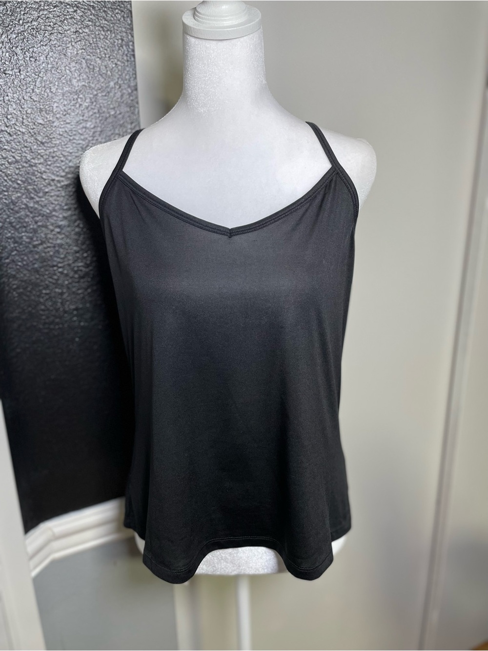 Black Women's Spaghetti Strap Tank Top